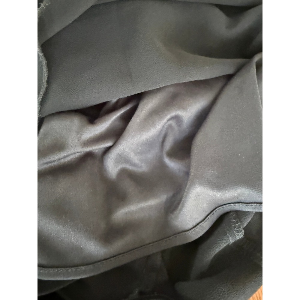Molly Malloy Evening Black‎ Sleeveless Maxi Dress Scoop Neck Sheer Overlay Sz 10 - Picture 12 of 12